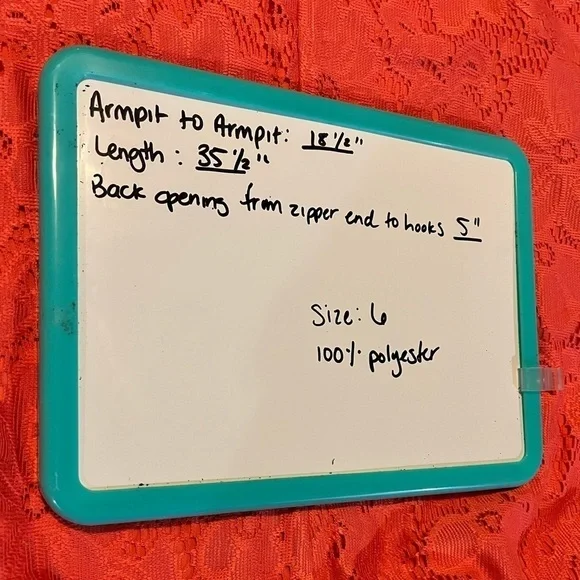 Donna Morgan dress size 6 coral - Picture 11 of 11